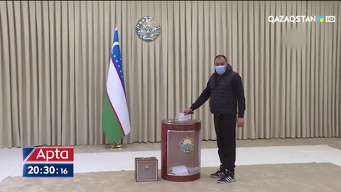 Өзбекстанда президент сайлауы өтіп жатыр