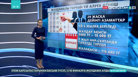Қараша айында жалдамалы тұрғын үй алуға өтініш қабылдау басталады