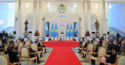 Тәуелсіздік күні қарсаңында бірқатар азамат мемлекеттік наградалармен марапатталды