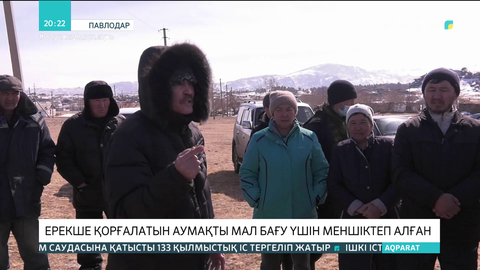 Павлодар облысында кәсіпкер ерекше қорғалатын аумақты мал бағу үшін меншіктеп алған