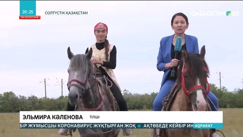 СҚО-да 24 жастағы бойжеткен жеті үйір жылқыны жалғыз өзі бағып жүр