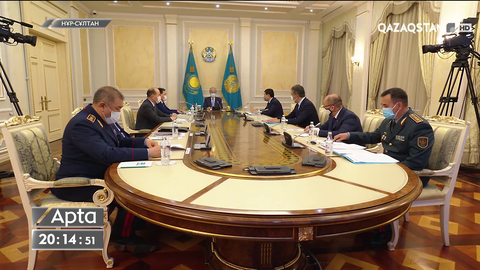 Мемлекет басшысы Жамбылдағы жарылысқа байланысты шұғыл жиын өткізді