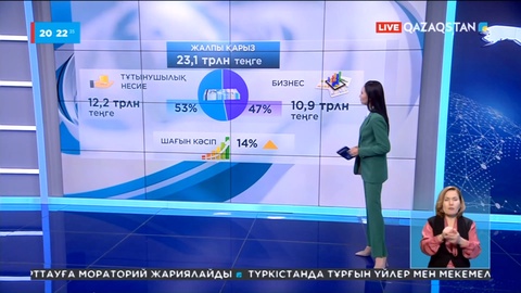Елде тұтынушылық кредит бизнестің қарыздарынан да көбейіп барады
