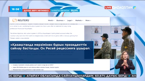 Президенттік сайлау – әлемдік БАҚ назарында