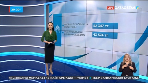 Биыл азаматтарға 140 млрд теңгеге жуық жәрдемақы төленді