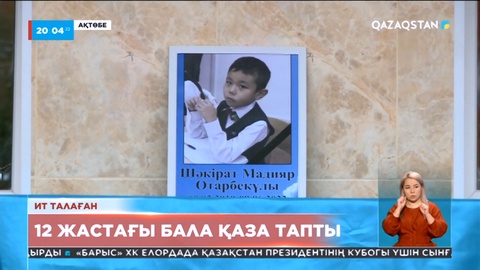 Ақтөбеде ит талаған 12 жастағы бала көз жұмды