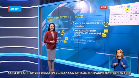 Несиесін қайтара алмаған азаматтар 3 наурыздан бастап банкроттыққа өтініш бере алады