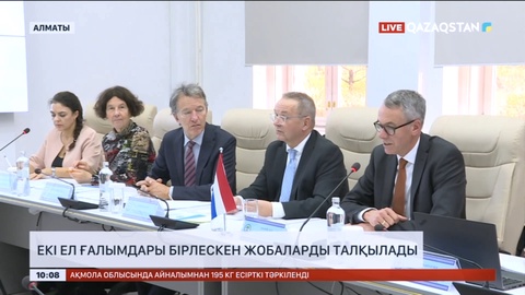 Қазақстан және Нидерланд Корольдігінің ғалымдары бірлескен жобаларды талқылады