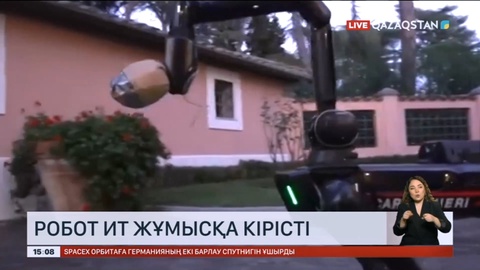 Италияда робот ит жұмысқа кірісті