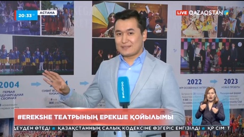 #EREKSHE театры елордалықтарға қойылым ұсынды