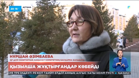 Қазақстанда 107 адамнан қызылша ауруы анықталды