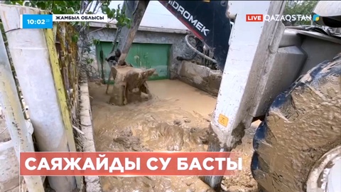 Жамбылда «Дорожник» саяжайын су басты