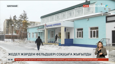Қостанайда науқасқа келген жедел жәрдем фельдшері соққыға жығылды