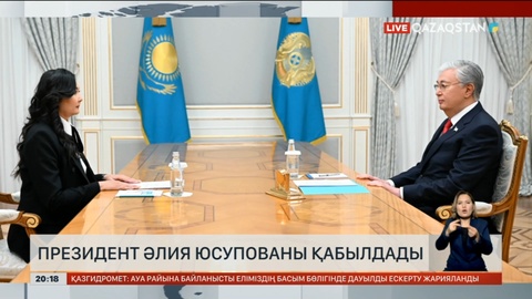 Президент Әлия Юсупованы қабылдады