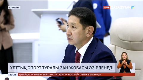Ұлттық спорт туралы заң жобасы әзірленеді