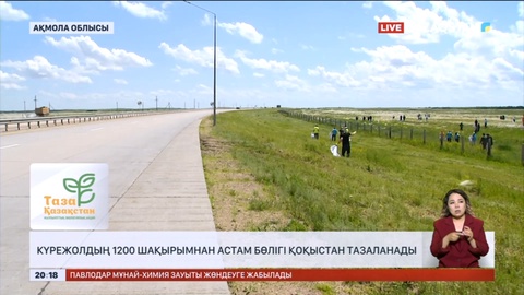 Күрежолдың 1200 шақырымнан астам бөлігі қоқыстан тазаланады
