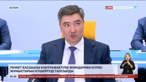 Үкімет басшысы контрафактілік өнімдермен күрес жұмыстарын күшейтуді тапсырды