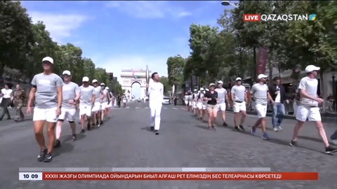 Олимпиада алауы Эйфель мұнарасына жетті