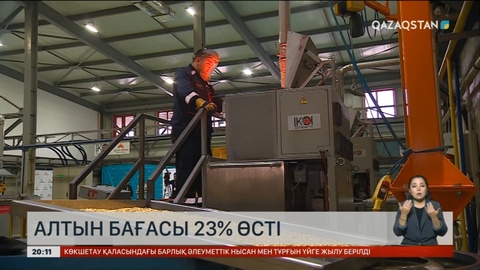 Алтын бағасы 23% өсті