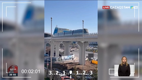 Астанада LRT пойызы сынақ режимінде жүре бастады