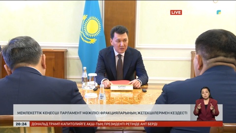 Мемлекеттік кеңесші Парламент Мәжілісі фракцияларының жетекшілерімен кездесті