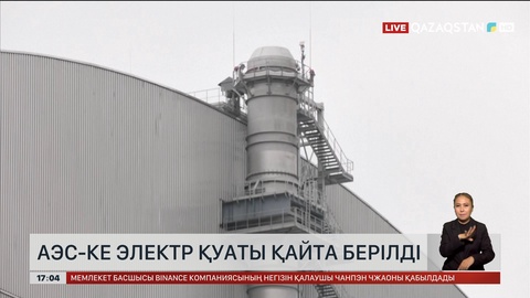 Украинадағы АЭС Ресей шабуылынан соң қайта қосылды 