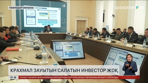 Павлодар облысында крахмал зауытын салатын инвестор жоқ  