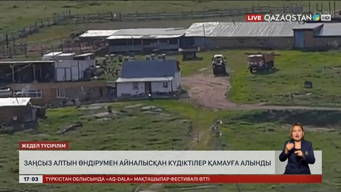 ШҚО-да алтынды заңсыз қазғандар қамалды