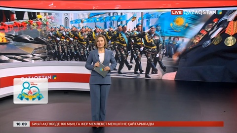 Астанада Жеңіс шеруіне 4,5 мың адам қатысады