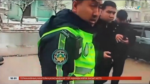 Шымкентте ғимарат ішінде қалып қойған азаматты құтқарды