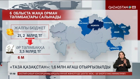 Орман өртін ерте анықтау жобасы әзірленді