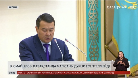 Ә.Смайылов: Қазақстанда мал саны дұрыс есептелмейді