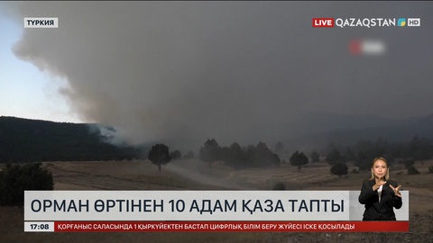 Түркияда орман өртінен 10 адам қаза тапты