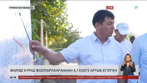 Түркістан облысында күріш жоспарланғаннан 4,7 есеге артық егілген