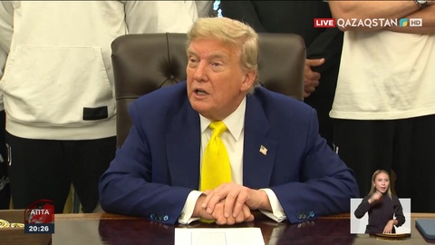 Осы аптада АҚШ президенті Д.Трамп Ресей президентімен телефонмен сөйлесті