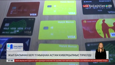 Елімізде жыл басынан бері 11 мыңнан астам киберқылмыс тіркелді