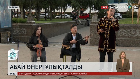 Астанада Абайдың 180 жылдығына орай «Домбыра party» өтті
