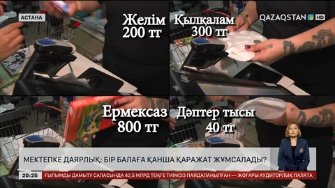 Мектепке даярлық: Бір балаға қанша қаражат жұмсалады?