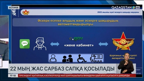 Елімізде биыл 22 мың жас сарбаз сапқа қосылады
