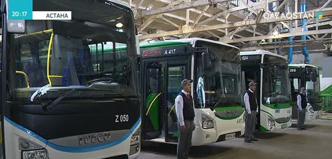 Елорда автобустары қатал қысқа дайын