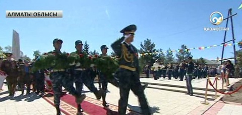Алматы облысы: Қаракемер ауылының халқы Жеңіс мерекесін тойлады 