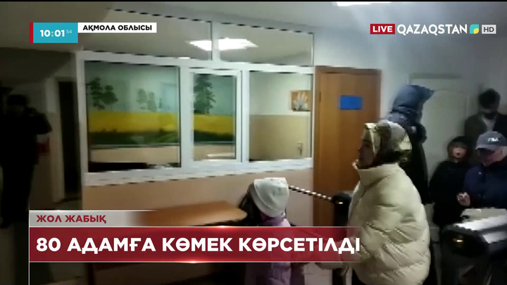 Ақмола облысында боранға байланысты 80 адамға көмек көрсетілді