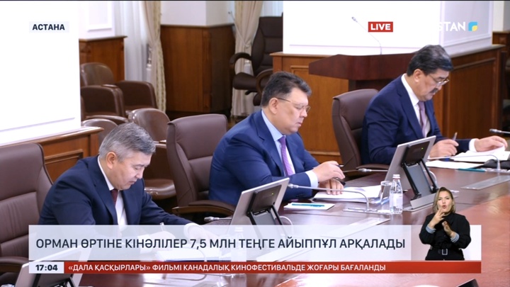 Елімізде орман өртіне кінәлілер 7,5 млн теңге айыппұл арқалады