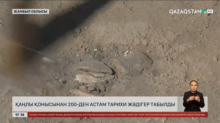Қаңлы қонысынан 200-ден астам тарихи жәдігер табылды