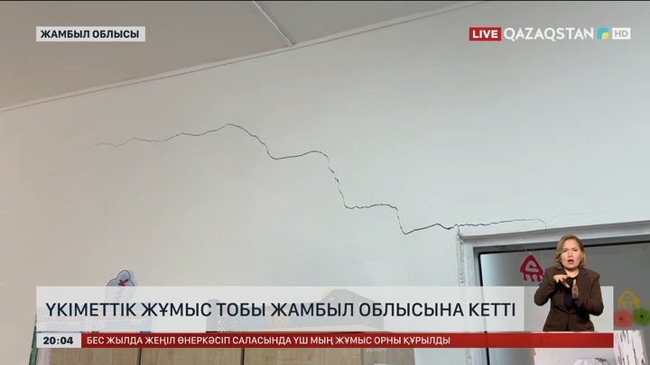 Жер сілкінісі: Үкіметтік жұмыс тобы Жамбыл облысына барды