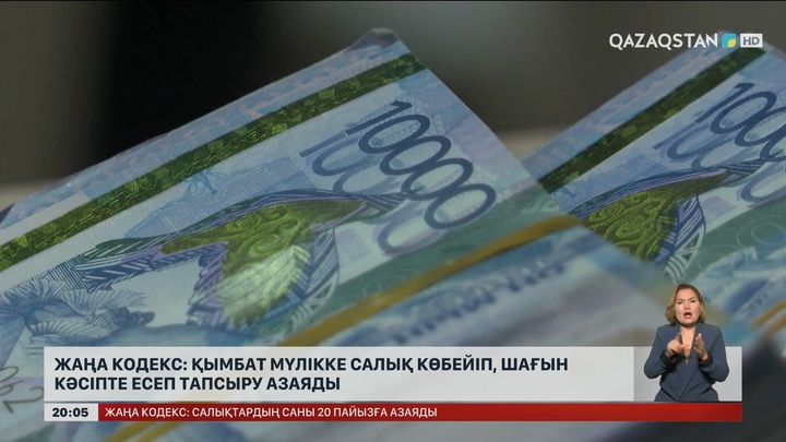 Жаңа кодекс: Қымбат мүлікке салық көбейіп, шағын кәсіпте есеп тапсыру азаяды