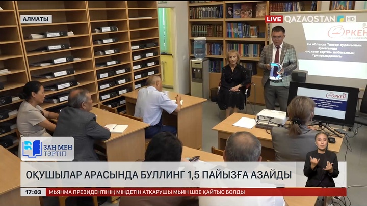 Оқушылар арасында буллинг 1,5 пайызға азайды