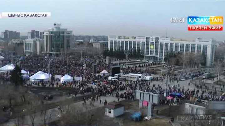 Шығыс Қазақстанда Ұлыстың Ұлы күні орталық алаңда тойлануда