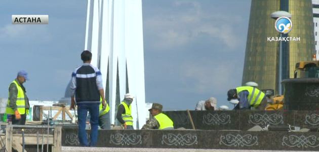 Елордада жаңарту жұмысы жалғасады 