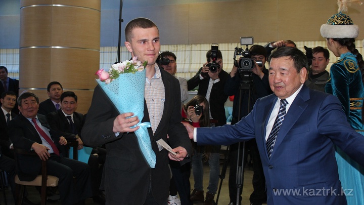Бүкіләлемдік Универсиада жеңімпаздарын марапаттау рәсімі өтті (ФОТО)
